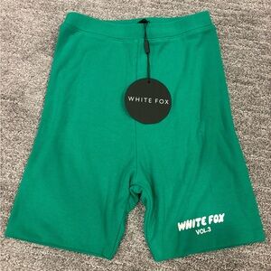 NWT White Fox Offstage Ribbed Bike Shorts